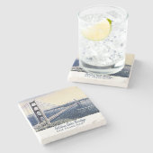 Golden Gate Bridge San Francisco Steinuntersetzer (Seitenansicht)