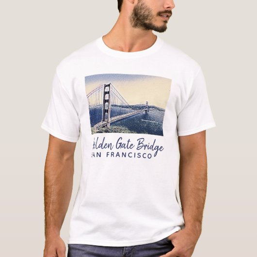 Golden Gate Bridge San Francisco T-Shirt (Vorderseite)