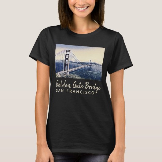 Golden Gate Bridge San Francisco T-Shirt (Vorderseite)