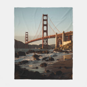 GOLDEN GATE BRIDGE, SAN FRANCISCO WÄHREND DES TAG FLEECEDECKE