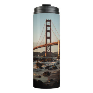 GOLDEN GATE BRIDGE, SAN FRANCISCO WÄHREND DES TAGE THERMOSBECHER
