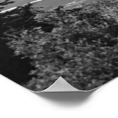 Golden Gate Bridge Schwarz-Weiß-Poster Poster (Ecke)