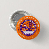 Golden gate bridge-Schwimmenknopf Button (Vorne & Hinten)