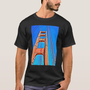Golden Gate Bridge Sehenswürdigkeit San Francisco T-Shirt