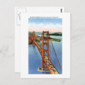 Golden Gate Bridge, SF, Ca Postkarte (Vorne/Hinten)