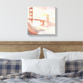 Golden Gate Bridge | Sonnenaufgang Schöne Wasserfa Leinwanddruck (Insitu (Schlafzimmer))