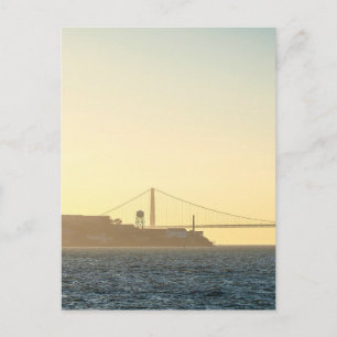 Golden Gate Bridge Sonnenuntergang SF Bay Postka Postkarte