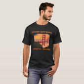 Golden Gate Bridge Souvenir, San Francisco T-Shirt (Vorne ganz)