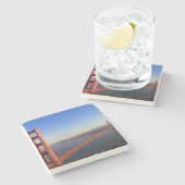 Golden gate bridge steinuntersetzer (Seitenansicht)