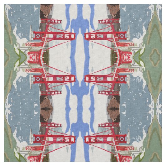 Golden gate bridge stoff (Muster)