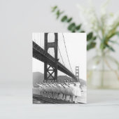 Golden gate bridge-Tänzer Postkarte (Stehend Vorderseite)