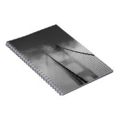 Golden Gate Bridge Tower im Nebel verkleidet Notizblock (Rechte Seite)