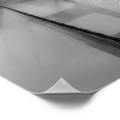 Golden Gate Bridge Tower im Nebel verkleidet Poster (Ecke)