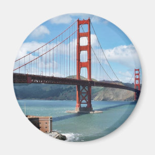 Golden gate bridge und Fort-Punkt in San Francisco Magnet