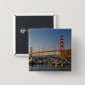 Golden Gate Bridge und San Francisco 2 Button (Vorne & Hinten)