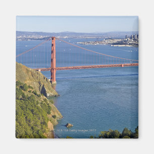Golden Gate Bridge und San Francisco. 2 Magnet