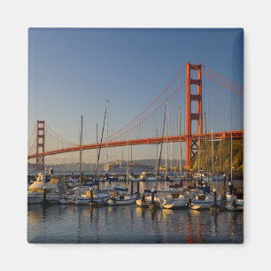 Golden Gate Bridge und San Francisco 2 Magnet