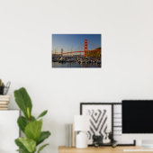 Golden Gate Bridge und San Francisco 2 Poster (Heimbüro)