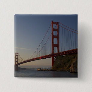Golden Gate Bridge und San Francisco 3 Button