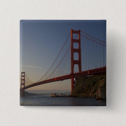 Golden Gate Bridge und San Francisco 3 Button (Vorderseite)