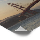 Golden Gate Bridge und San Francisco 3 Poster (Ecke)