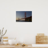 Golden Gate Bridge und San Francisco 3 Poster (Küche)