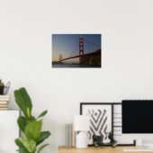 Golden Gate Bridge und San Francisco 3 Poster (Heimbüro)