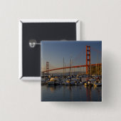 Golden Gate Bridge und San Francisco 4 Button (Vorne & Hinten)