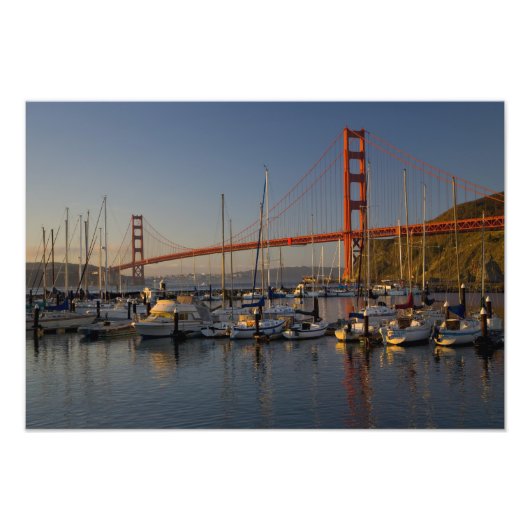 Golden Gate Bridge und San Francisco 4 Fotodruck (Vorne)