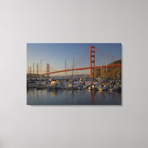 Golden Gate Bridge und San Francisco 4 Leinwanddruck