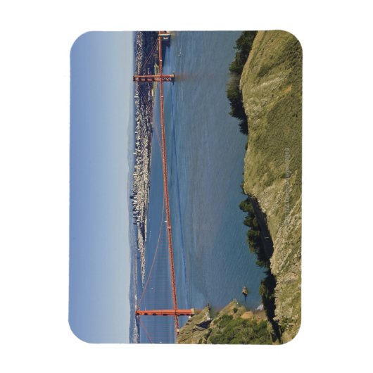 Golden Gate Bridge und San Francisco. 4 Magnet (Vertikal)