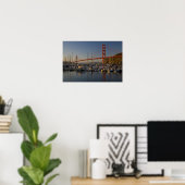 Golden Gate Bridge und San Francisco 4 Poster (Heimbüro)