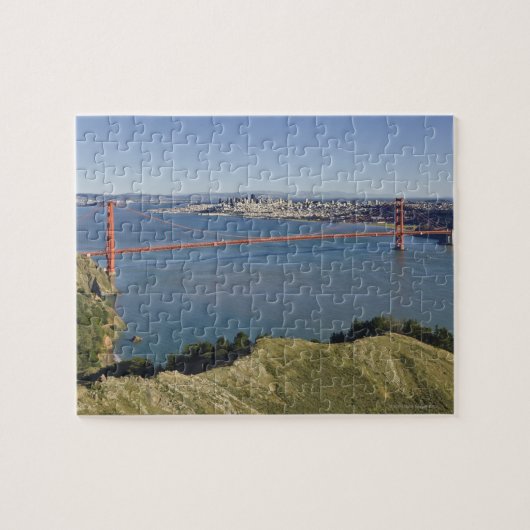 Golden Gate Bridge und San Francisco. 4 Puzzle (Horizontal)