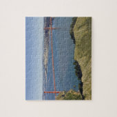 Golden Gate Bridge und San Francisco. 4 Puzzle (Vertikal)
