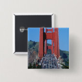 Golden Gate Bridge und San Francisco Bay Button (Vorne & Hinten)