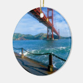 Golden Gate Bridge und San Francisco Bay Keramikornament (Links)