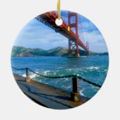 Golden Gate Bridge und San Francisco Bay Keramikornament (Hinten)