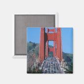 Golden Gate Bridge und San Francisco Bay Magnet (Vorderseite/Rückseite)