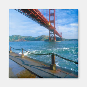 Golden Gate Bridge und San Francisco Bay Magnet