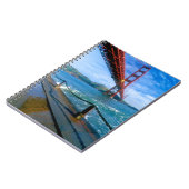 Golden Gate Bridge und San Francisco Bay Notizblock (Linke Seite)