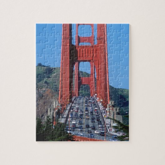 Golden Gate Bridge und San Francisco Bay Puzzle (Vertikal)