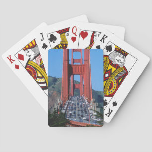 Golden Gate Bridge und San Francisco Bay Spielkarten