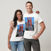Golden Gate Bridge und San Francisco Bay T-Shirt (Unisex)