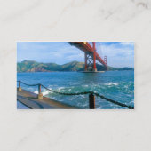 Golden Gate Bridge und San Francisco Bay Visitenkarte (Rückseite)