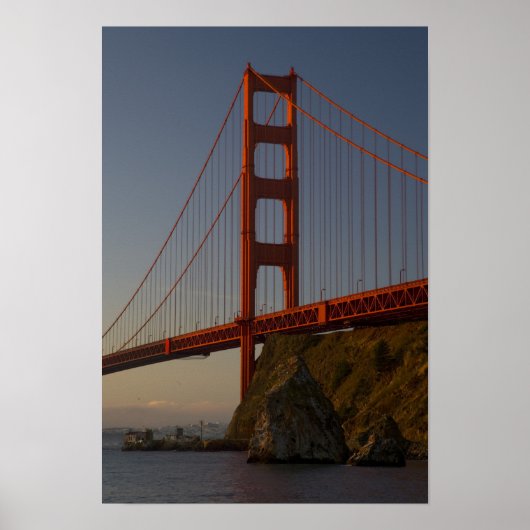 Golden Gate Bridge und San Francisco Poster (Vorne)