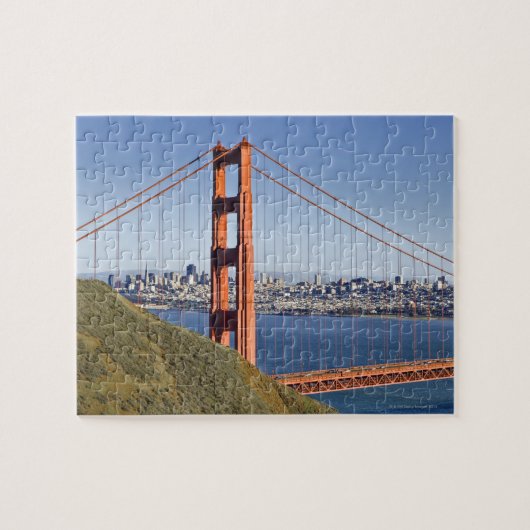Golden Gate Bridge und San Francisco. Puzzle (Horizontal)