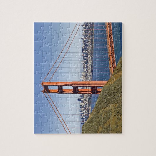 Golden Gate Bridge und San Francisco. Puzzle (Vertikal)