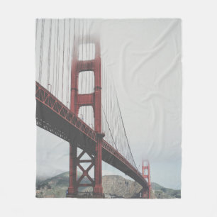 GOLDEN GATE BRIDGE UNTER BLAUE SKY AM TAG FLEECEDECKE