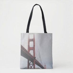 GOLDEN GATE BRIDGE UNTER BLAUE SKY AM TAG TASCHE
