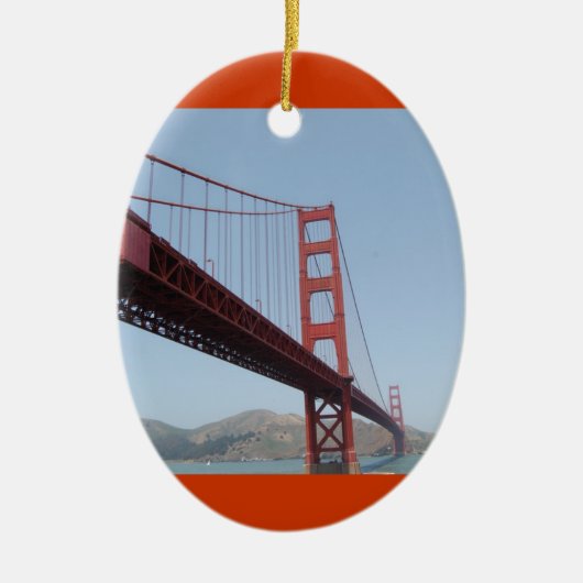 Golden gate bridge-Verzierung Keramikornament (Vorne)